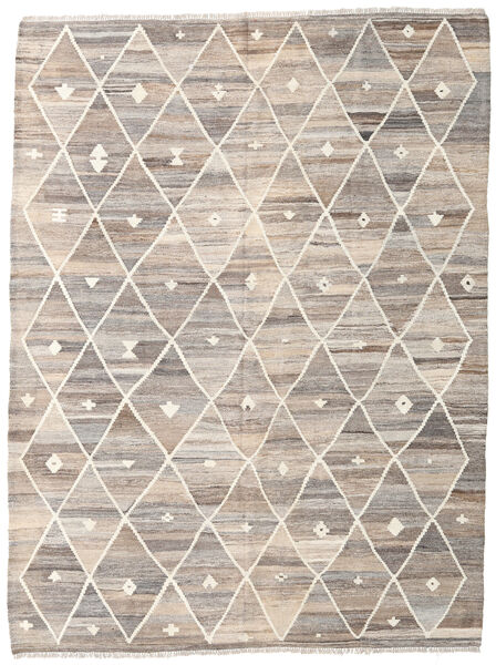 Kelim Ariana Matto 182X252 Moderni Käsinkudottu Vaaleanharmaa/Beige (Villa, Afganistan)