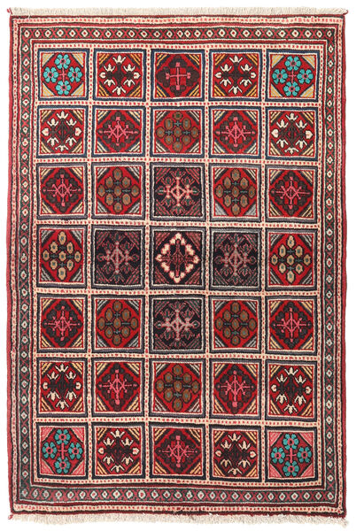 Joshaghan Tapete 105X155 Oriental Feito A Mão Bege/Vermelho Escuro (Lã, Pérsia/Irão)