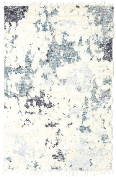 Barchi/Moroccan Berber - Indo Tappeto 151X235 Moderno Fatto A Mano Beige/Bianco/Creme (Lana, India)