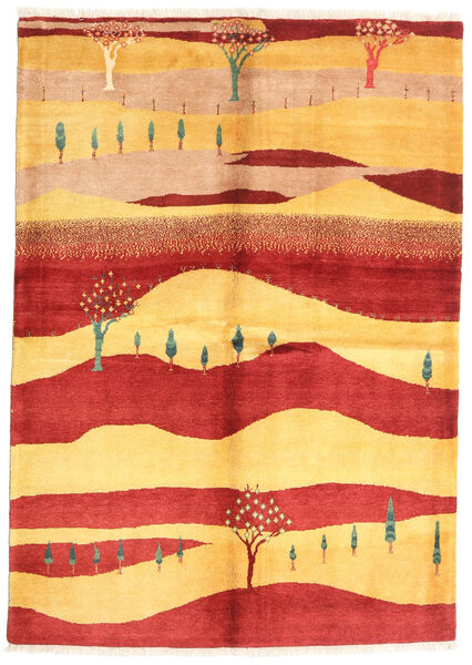 Gabbeh Kashkooli Tappeto 147X207 Moderno Fatto A Mano Ruggine/Rosso/Marrone Chiaro (Lana, Persia/Iran)