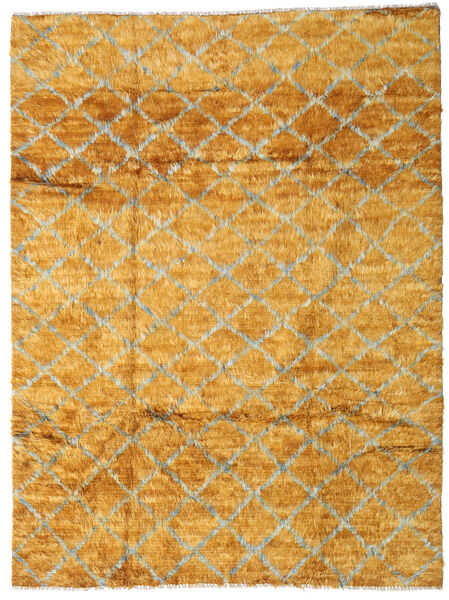Moroccan Berber - Afganistan Tapis 201X266 Moderne Fait Main Marron Clair/Orange (Laine, Afghanistan)