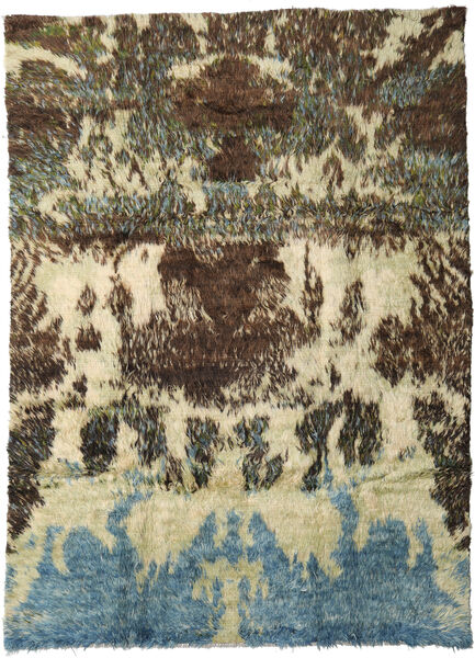 Moroccan Berber - Afganistan Tappeto 200X271 Moderno Fatto A Mano Marrone Scuro/Marrone (Lana, Afghanistan)