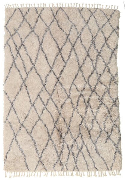 Barchi/Moroccan Berber - Индо Ковер 160X230 Современный Ковры Ручной Работы Светло-Серый (Шерсть, Индия)