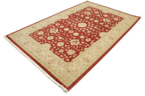 Farahan Ziegler Rot 200x300 Rugvista