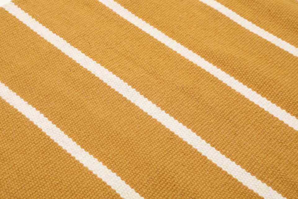 Dorri Stripe Senfgelb 80x300 Rugvista