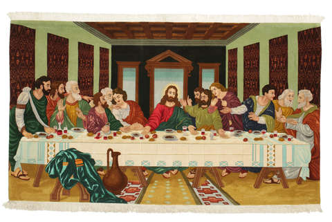 Tabriz 50 Raj with silk carpet VAZZU121