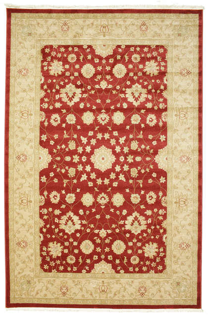 Farahan Ziegler Rot 200x300 Rugvista