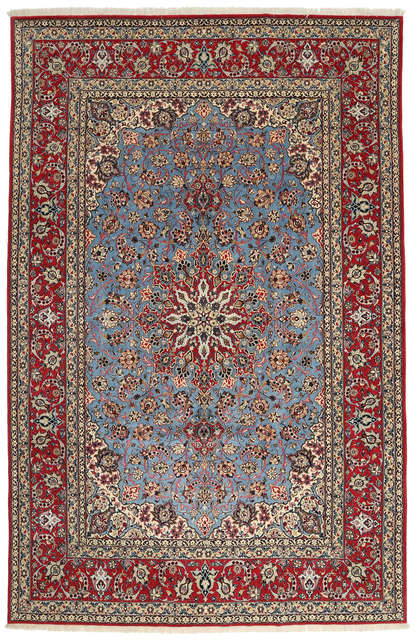 Isfahan silk warp carpet TBH55