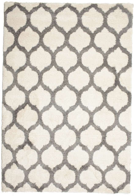Berber Shaggy Illusia - Off White / Grey carpet CVD13327
