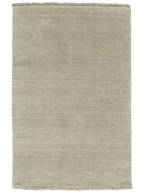 Handloom fringes - Grey / Light Green carpet CVD14003