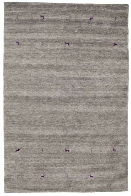 Gabbeh loom Two Lines - Grey carpet CVD15314