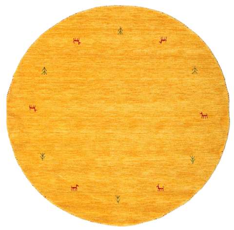 Gabbeh loom Two Lines - Yellow carpet CVD15003