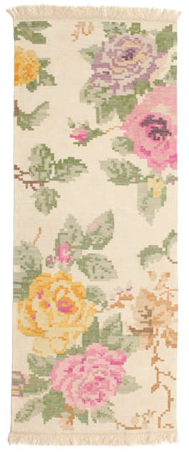 Tapete Kilim Karabakh Amira - Bege / Off-Branco CVD14384