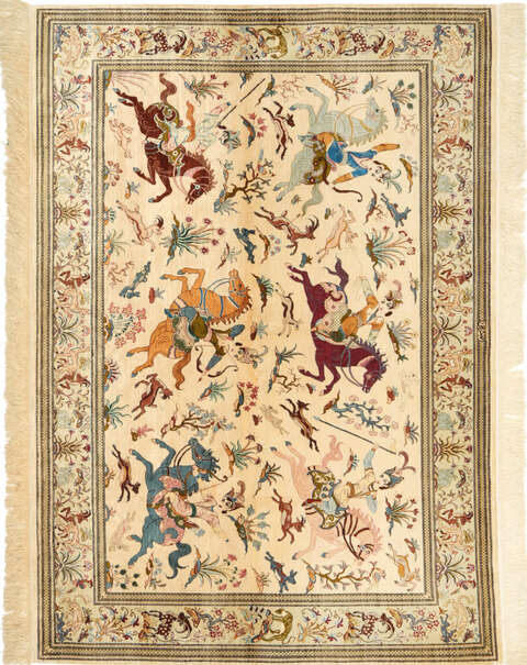 Qum silk carpet AXVZC538