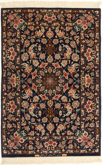 Isfahan silk warp carpet AXVZC640