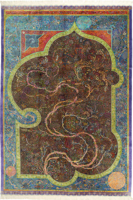 Qum silk Signed: Qum ESAGHI carpet AXVZR83