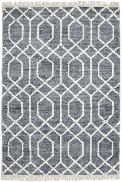 Bamboo silk Vanice - Grey carpet CVD17381