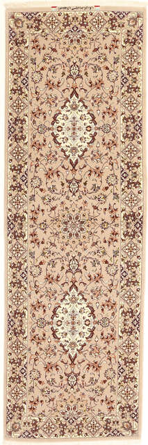 Isfahan silk warp signed: Davari carpet TBZZZI426