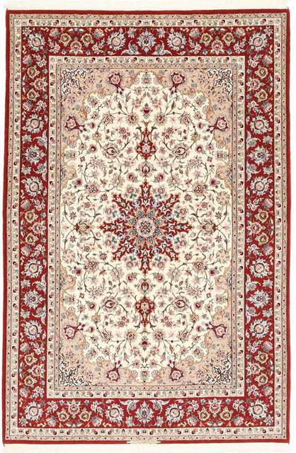 Isfahan silk warp carpet AXVZZZL321