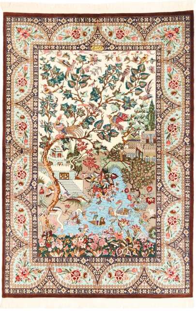 Qum silk carpet AXVZZZL190