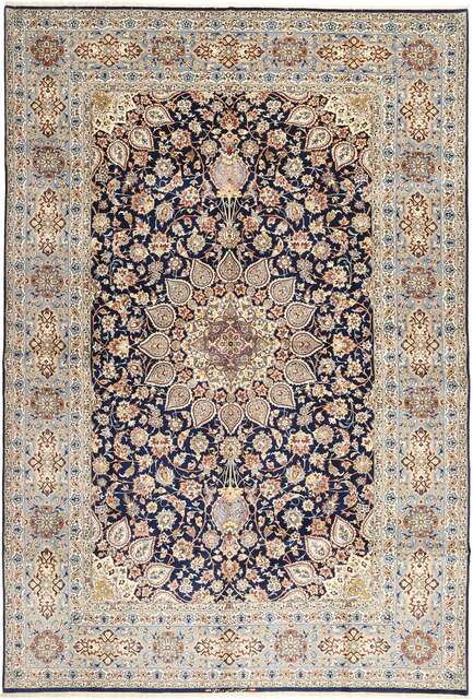 Isfahan silk warp carpet AXVZZZL312