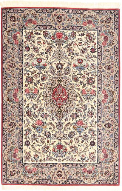 Isfahan silk warp carpet AXVZZZY2