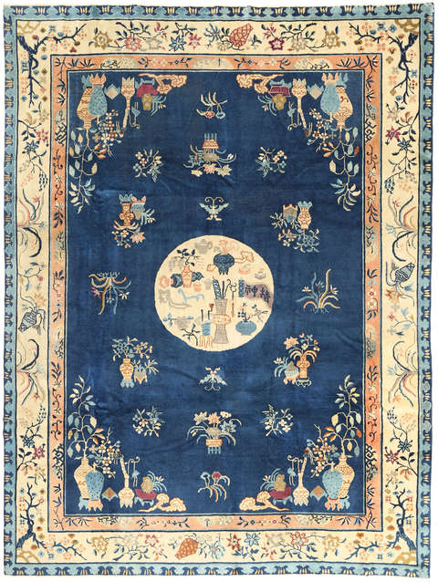 Chinese Antique Art Deco 1920 carpet AXVZZZY160