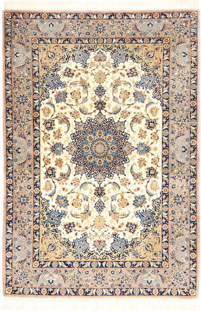 Isfahan silk warp carpet AXVZZZY37
