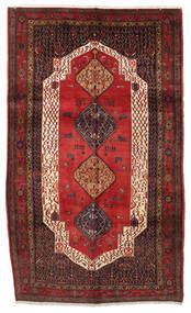 Kurdi Tapete 160X270 Oriental Feito A Mão Vermelho Escuro/Castanho (Lã, Pérsia/Irão)