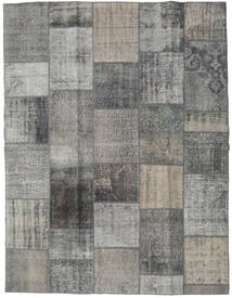 Patchwork - Turkiet Tapete 193X250 Moderno Feito A Mão Cinzento Claro/Cinza Escuro (Lã, Turquia)
