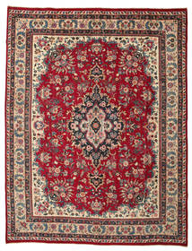 Mashad Patina Rug 291X380 Authentic
 Oriental Handknotted Dark Brown/Crimson Red Large (Wool, Persia/Iran)