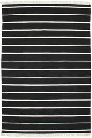 Sag Stripe - Crna/White Sag 220X320 Autentični
 Moderni Ručno Tkani Crna (Vuna, Indija)