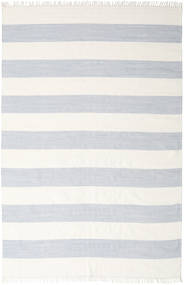 Cotton Stripe - Steel Grey Tapete 200X300 Moderno Tecidos À Mão Bege/Lilás (Algodão, Índia)