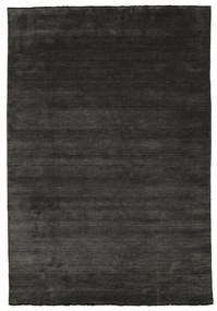 Tapete Handloom fringes - Preto / Cinzento CVD5470