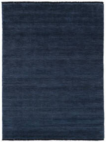 Tapis Handloom fringes - Bleu foncé CVD5448