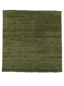 Handloom Fringes - Green Rug 200X250 Modern Olive Green/Dark Green (Wool, India)