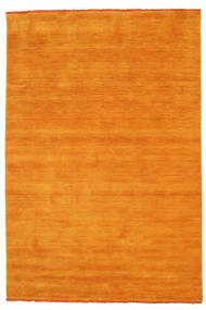 Handloom Fringes - Oranje Vloerkleed 160X230 Modern Oranje/Lichtbruin (Wol, India)