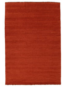 Handloom Fringes - Rust/Crvena Sag 160X230 Moderni Hrđavo Crvena/Narančasta (Vuna, Indija)