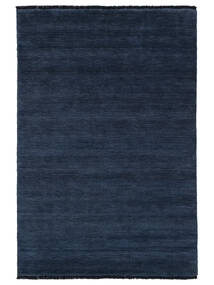 Tapete Handloom fringes - Azul escuro CVD5457
