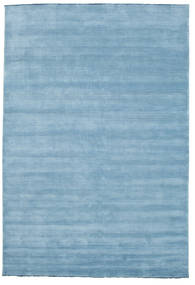 Handloom fringes - Light Blue carpet CVD5420