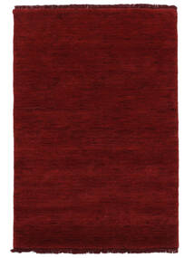 Handloom Fringes - Vermelho Escuro Tapete 120X180 Moderno Vermelho (Lã, Índia)