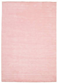 Handloom Fringes - Ružičasta Sag 250X350 Moderni Svjetloružičasta Veliki (Vuna, Indija)