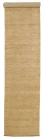 Handloom Fringes - Beige Sag 80X350 Moderni Staza Za Hodnik
 Svjetlosmeđa (Vuna, Indija)