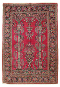 Keshan Matta 137X198 Äkta Orientalisk Handknuten Brun/Mörkblå (Ull, Persien/Iran)