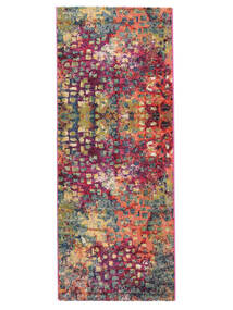 Davina Tapete 80X200 Moderno Tapete Passadeira Cinzento Claro/Roxo ( Turquia)