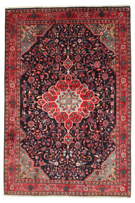 Jozan Tæppe 216X322 Ægte Orientalsk Håndknyttet Mørkeblå/Brun (Uld, Persien/Iran)