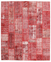 Patchwork Rug 251X302 Authentic
 Modern Handknotted Rust Red/Light Pink/Dark Beige Large (Wool, Turkey)