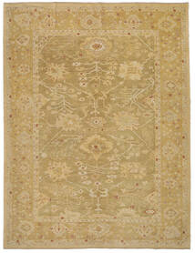 Usak Tapete 333X433 Oriental Feito A Mão Castanho Claro Grande (Lã, Turquia)