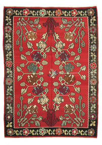 Kilim Semi-Antigo Tapete 222X307 Oriental Tecidos À Mão Castanho Alaranjado/Castanho Escuro (Lã, Slovenia)