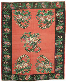 Kilim Semi-Antigo Tapete 255X320 Oriental Tecidos À Mão Laranja/Verde Escuro Grande (Lã, Slovenia)